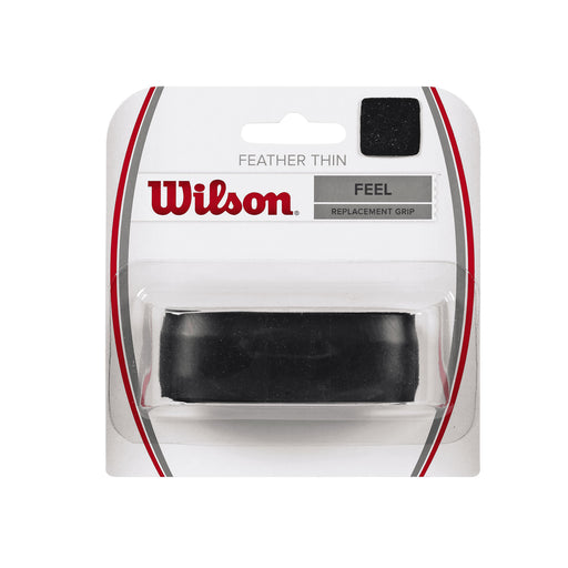 Wilson Feather thin cushion grip helps reduce weight and grip size for squash badminton tennis and picklball racquets and paddles. Increases feel.