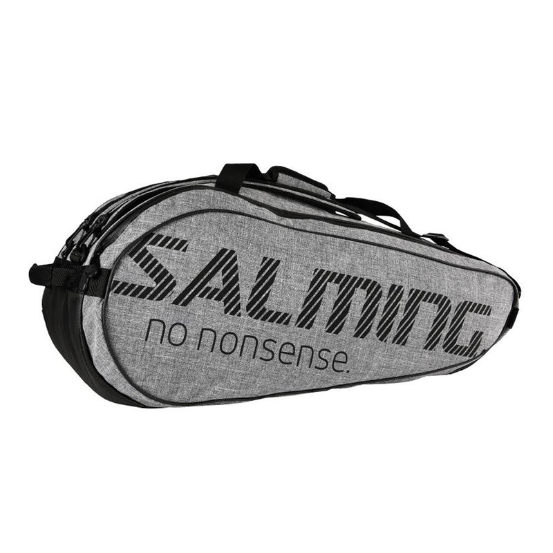 Salming Tour 9 rkt bag - Grey Melange