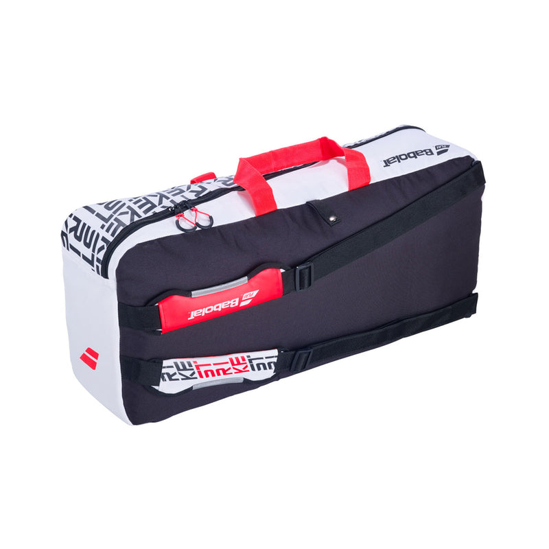 babolat pure strike dufel bag for tennis squash badminton rectangular backpack straps