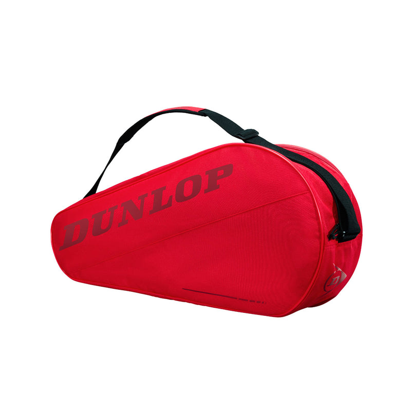 dunlop cx club 3 racquet bag red super simple basic tennis squash badminton