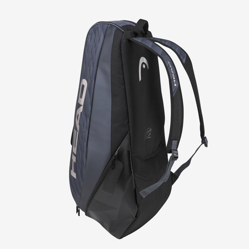 head djokovic r6 tennis bag pickleball squash badminton anthracite color backpack straps 