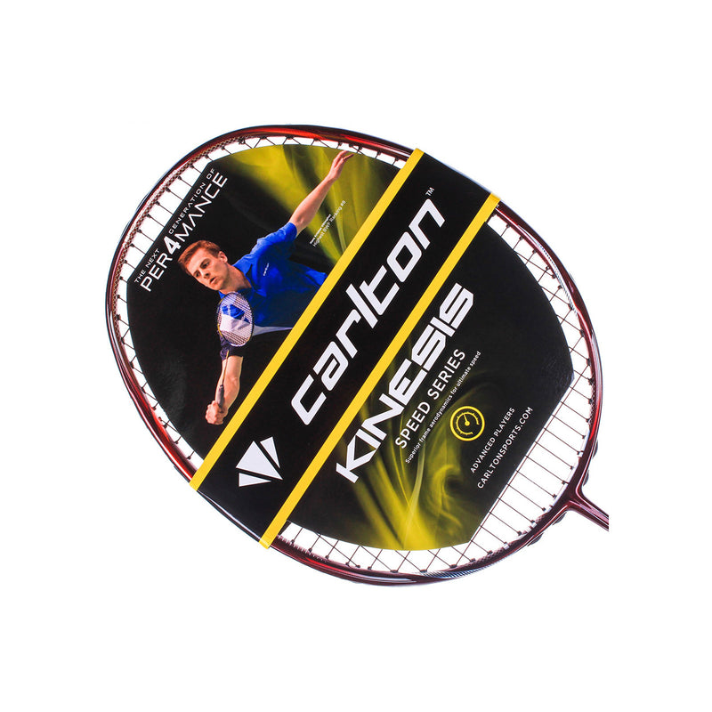 kinesis rapid from Carlton badminton racquet with fast smash ability red color