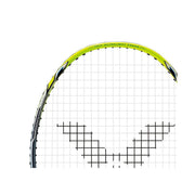 victor drive x lightfighter 60 badminotn racquet 6u weight light and fast yellow metallic