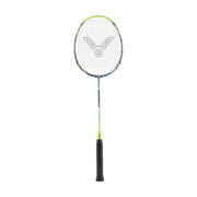 victoe drive x lightfighter 60 badminotn racquet 6u weight light and fast yellow metallic
