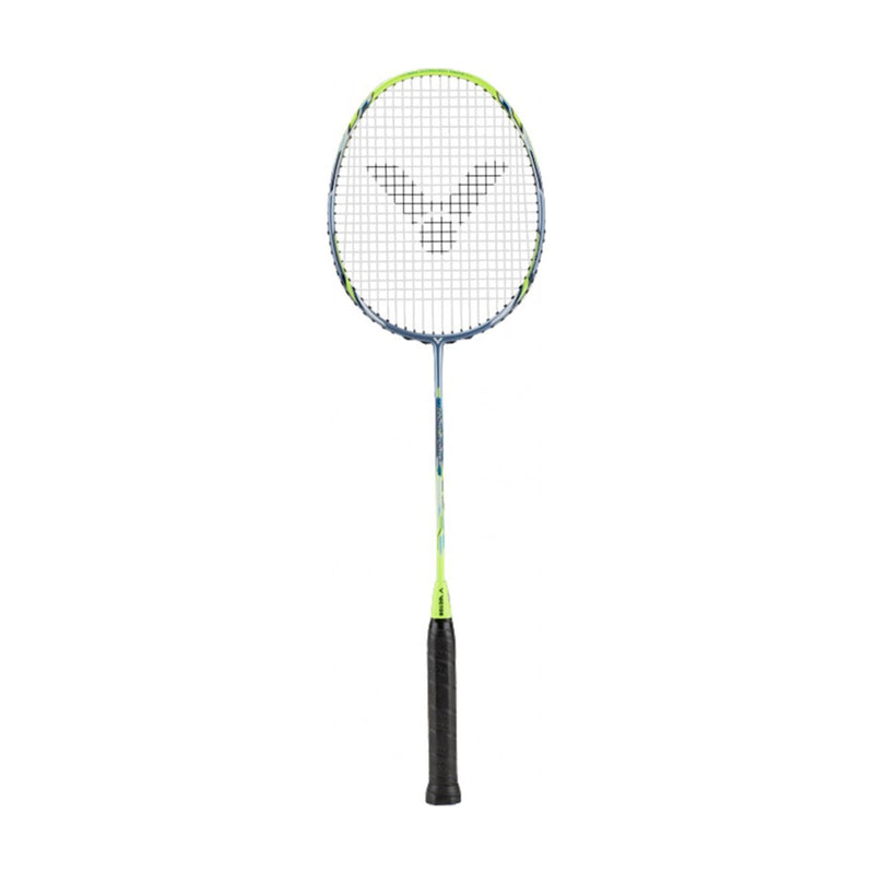 victoe drive x lightfighter 60 badminotn racquet 6u weight light and fast yellow metallic