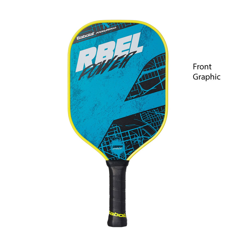 babolat revbel power rbel pickleball paddle smash blue black graphic stability 8.1 oz Canada