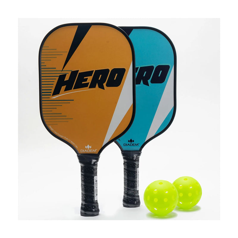 diadem hero starter kit pickleball paddles balls bag 2 two budget cheap best Canada front cosmetics