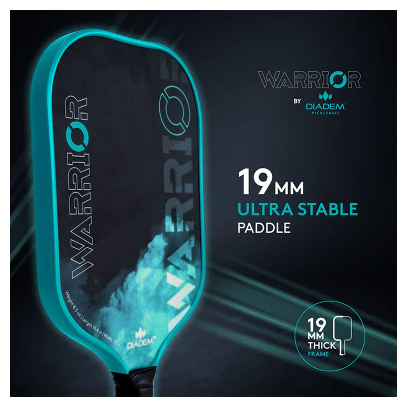 diadem warrior teal thick 19mm stable pickleball paddle green canada ontario