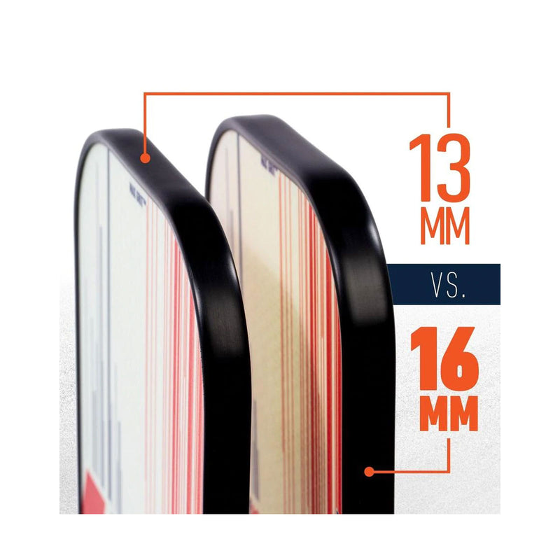 franklin ben johns 16mm blue pickleball paddle thick control spin thickness comparison