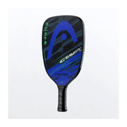 head gravity sh short handled pickleball paddle green blue sides graphite texture for spin ping pong table tennis grip