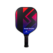 kourt shark odx1 pickleball paddle carbon fibre face honeycomb core widebody design red blue  colour