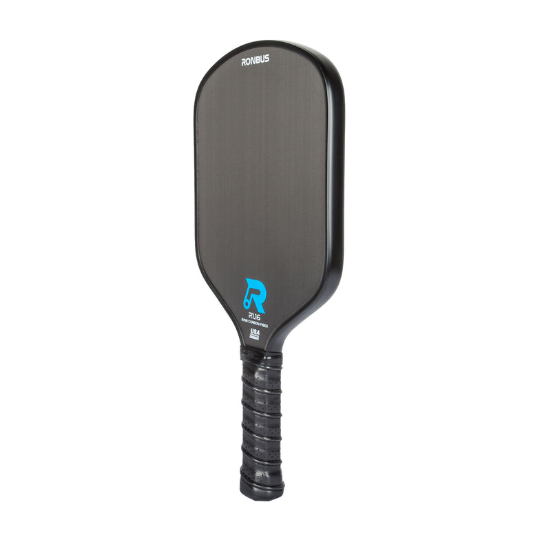 ronbus r1.16 pickleball paddle raw carbon spin joola cfs 16 side view