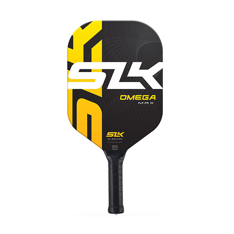 selkirk omega max slk pickleball paddle edgeless yellow black