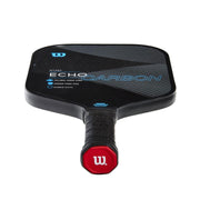 Wilson echo carbon fiber fibre pickleball paddle 8.2-8.6 oz poly x clear spin racquet sports kingston ontario canada