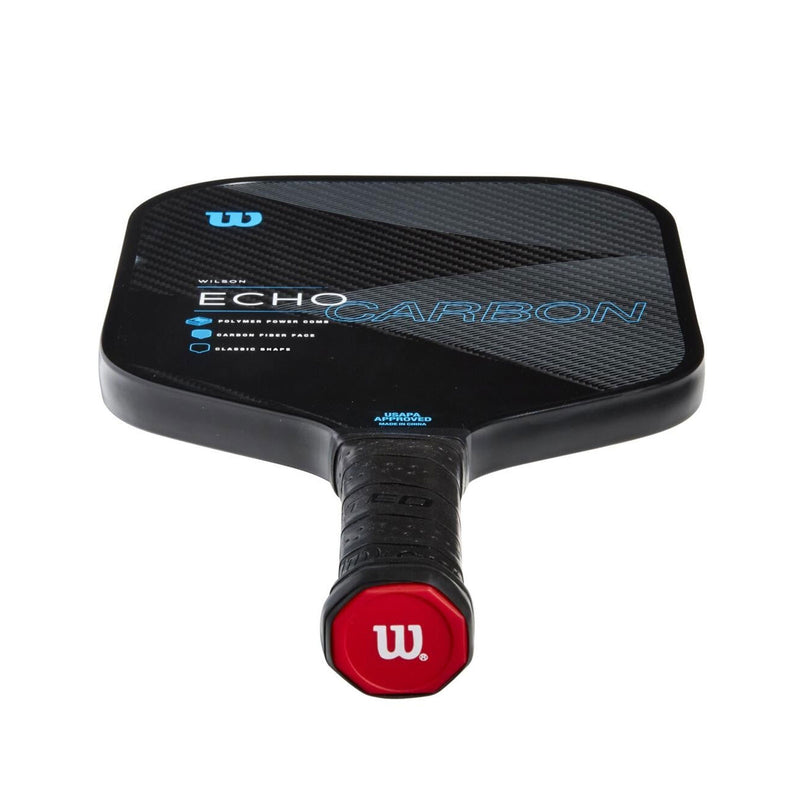 Wilson echo carbon fiber fibre pickleball paddle 8.2-8.6 oz poly x clear spin racquet sports kingston ontario canada