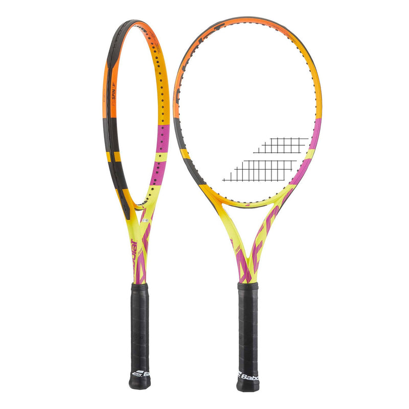 babolt pure aero rafa pink orange yellow tennis racquet ontario kingston