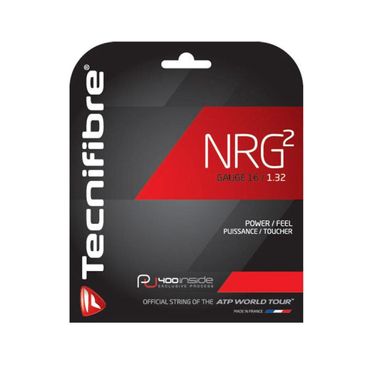 Tecnifibre nrg2 16g soft mutlifilament tennis string gut like performance. Excellent for tennis elbow and shoulder pain sufferers.
