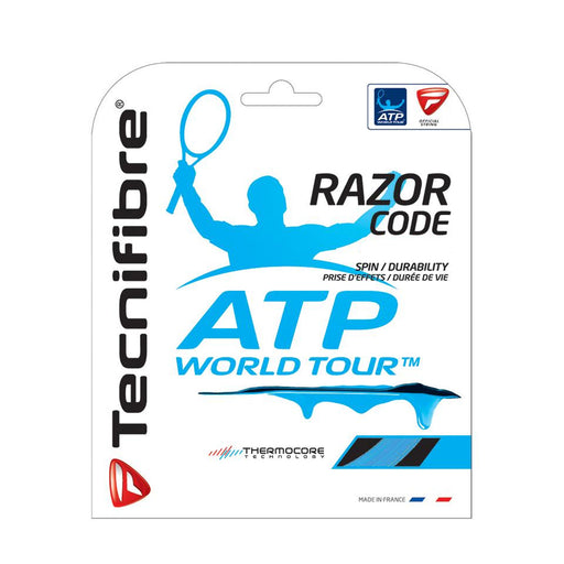 tecnifibre razor code smooth round co poly spin tennis string